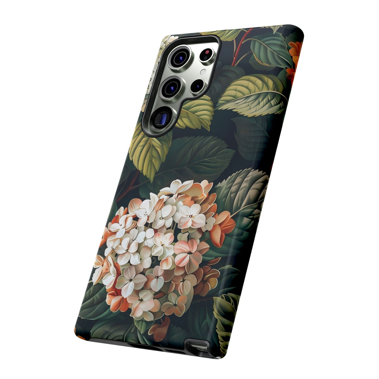 Floral Phone Case - Tough Cases, Nature Lover Gift, Floral Design, Botanical Phone Cover, Stylish Cellphone Accessory, Mother's Day Gift