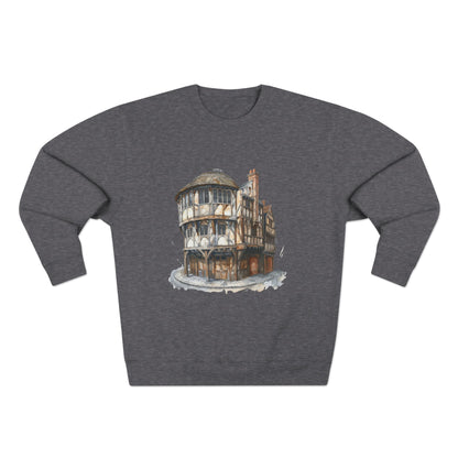 Unisex Crewneck Sweatshirt - London Pub Interior British Tavern