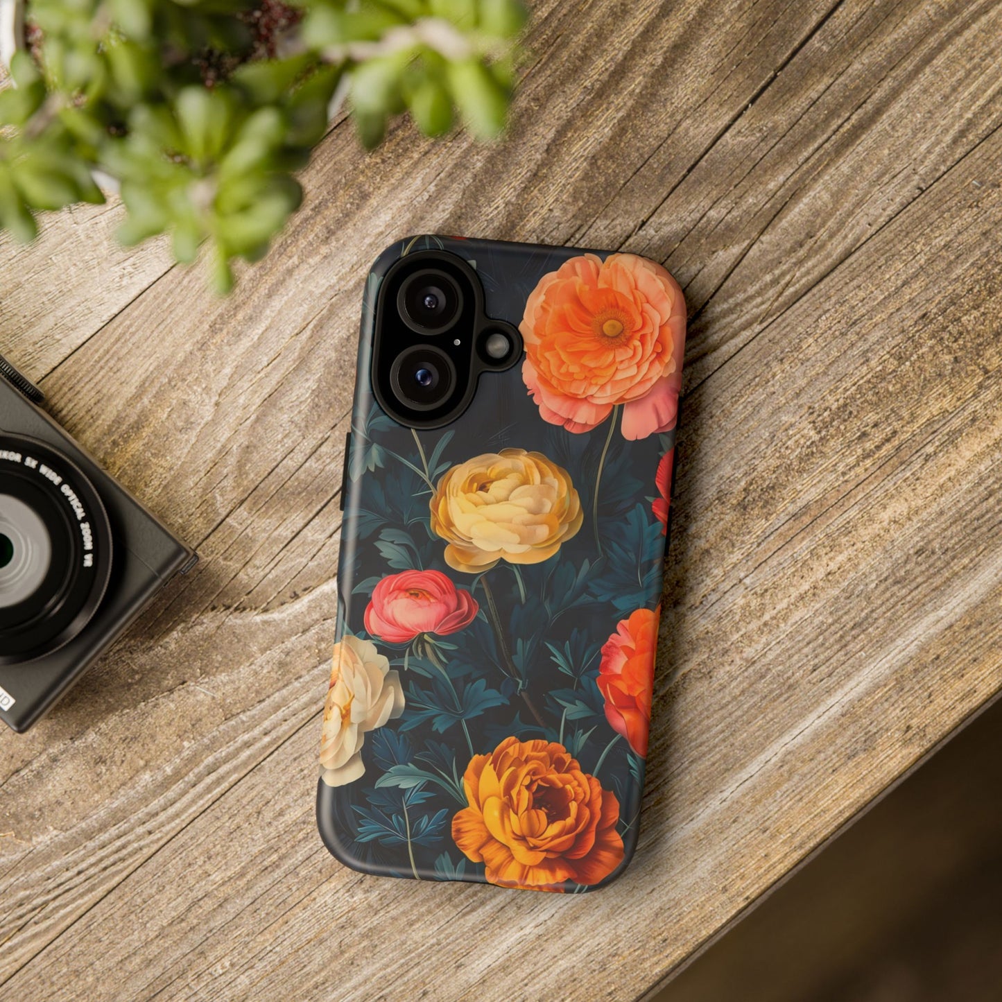 Floral Phone Case - Tough Cases, Stylish Protection, Gift for Flower Lovers, Customizable Cover, Floral Design Mobile Accessory