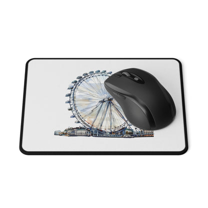 Artistic Non-Slip Gaming Mouse Pad, London Eye Design, Unique Desk Accessory, Perfect Gift for Gamers, Office Decor, Gaming Setup