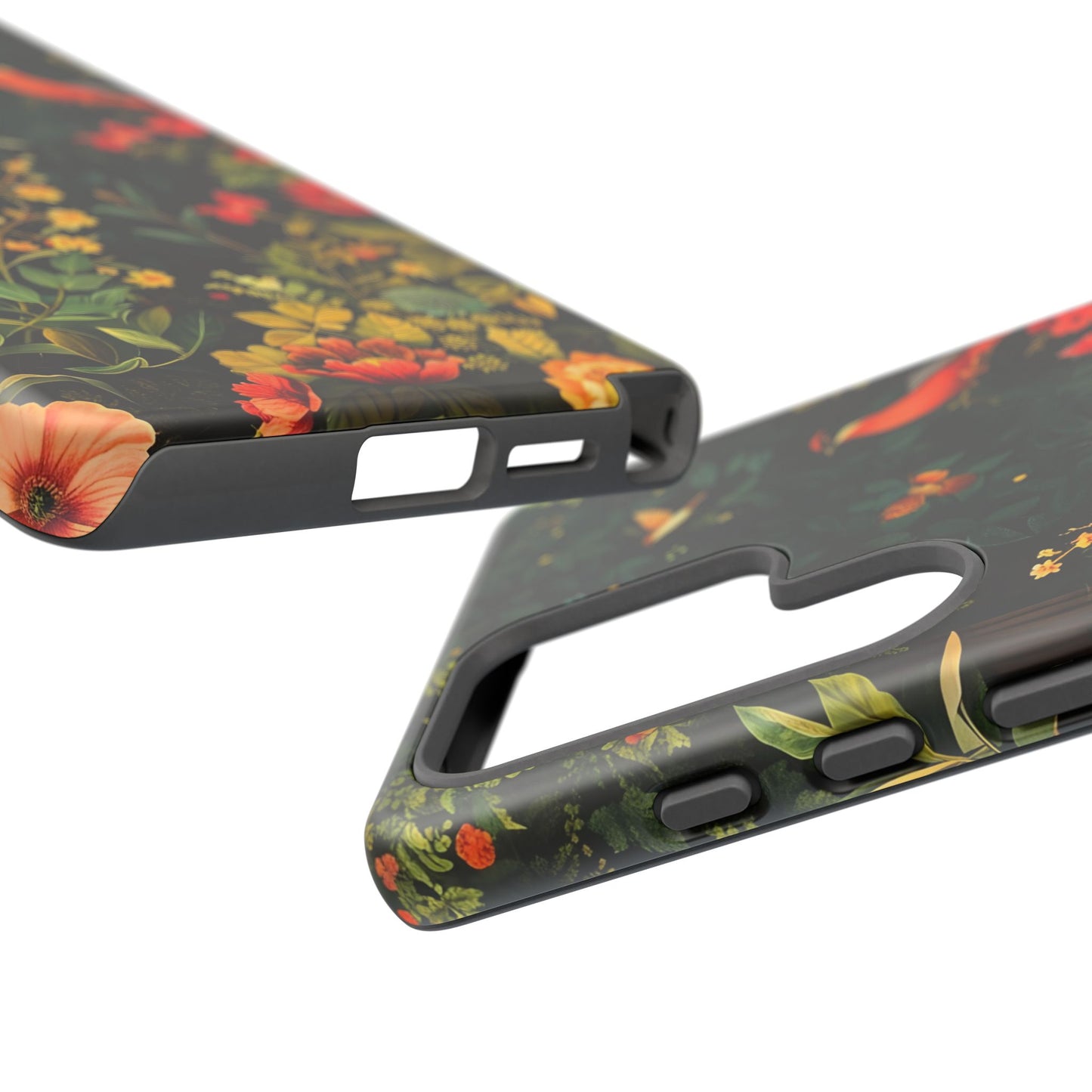 Floral Tough Phone Case, Nature-Inspired Design, Ideal for Garden Lovers, Gift for Birthdays, Christmas, Eco-Friendly Accessory