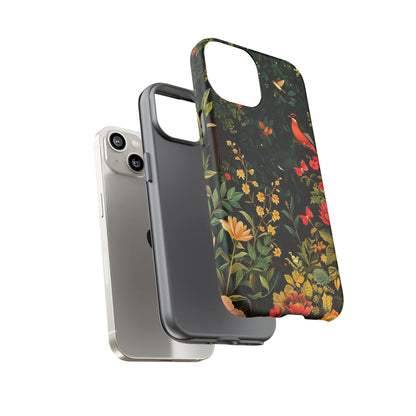 Floral Tough Phone Case, Nature-Inspired Design, Ideal for Garden Lovers, Gift for Birthdays, Christmas, Eco-Friendly Accessory