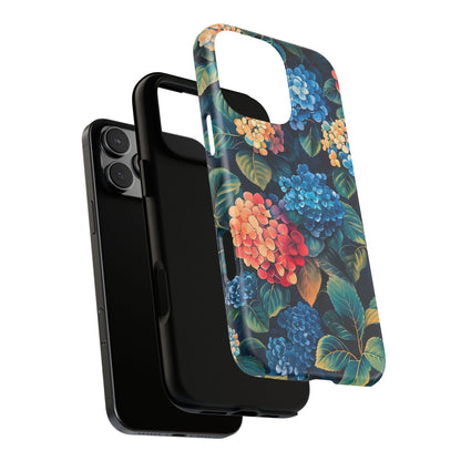 Floral Phone Case, Stylish Tough Case for Gardener Gift, Flower Lover Accessory, Pretty Floral Design, Protective Case