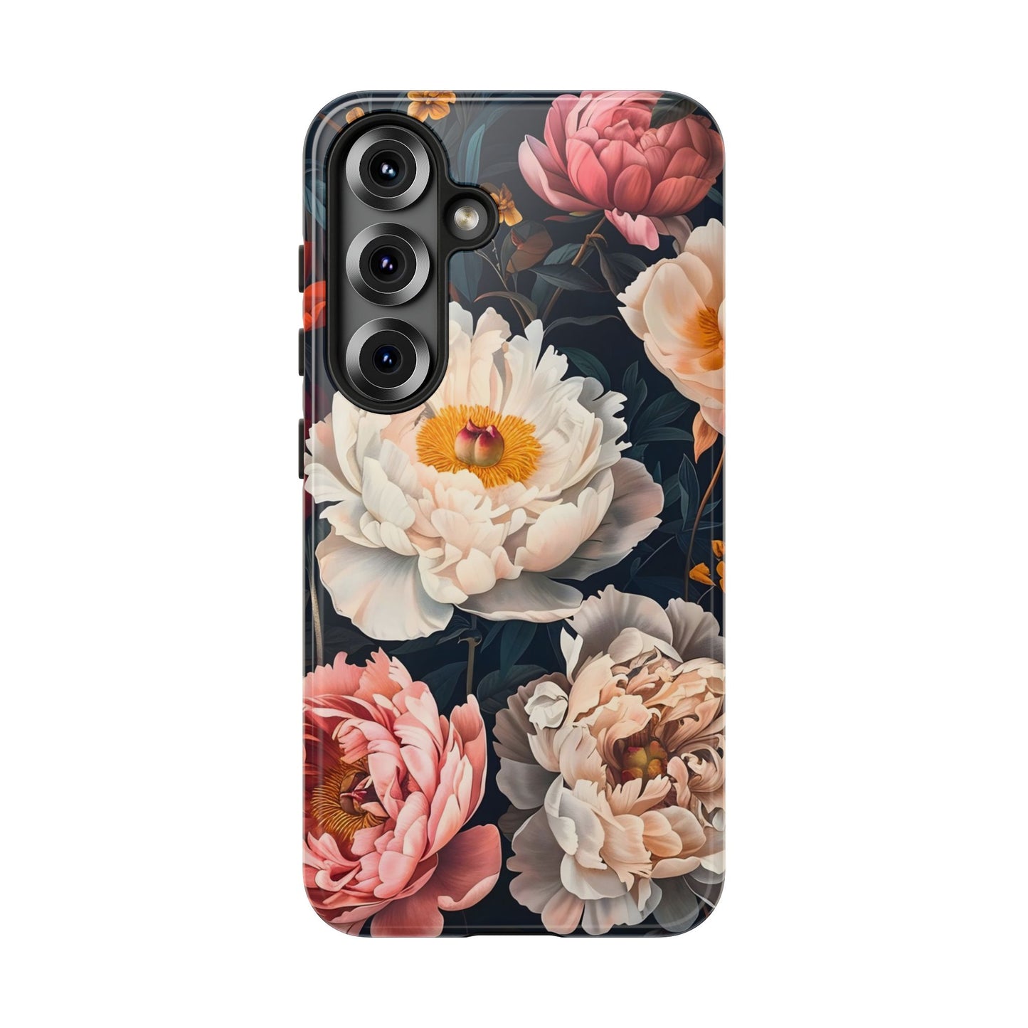 Floral Phone Case, Tough Phone Cover, Flower Design, Unique Gift for Her, Trendy Accessory, Spring Decor