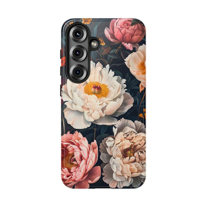 Floral Phone Case, Tough Phone Cover, Flower Design, Unique Gift for Her, Trendy Accessory, Spring Decor