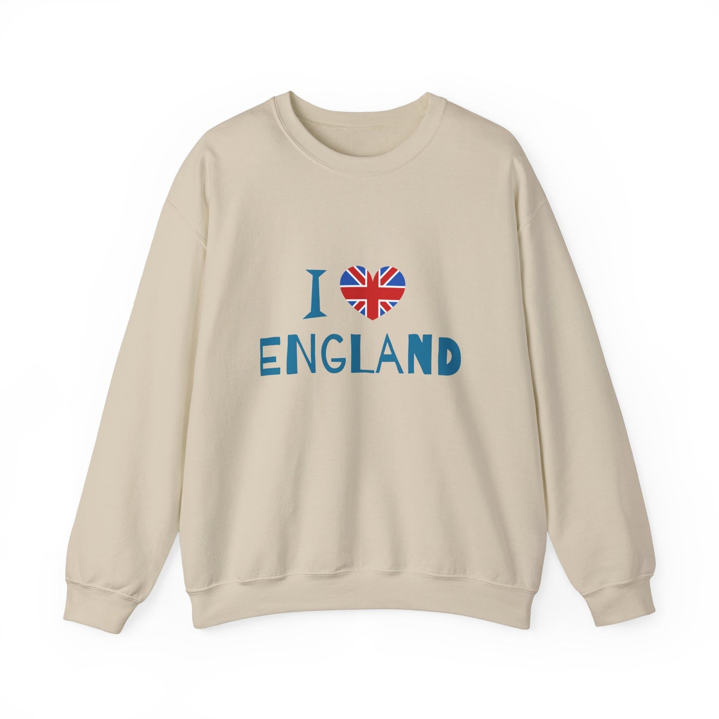 Unisex Heavy Blend™ Crewneck Sweatshirt Cozy  - I Love England