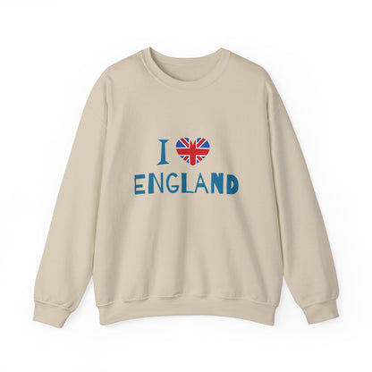 Unisex Heavy Blend™ Crewneck Sweatshirt Cozy  - I Love England