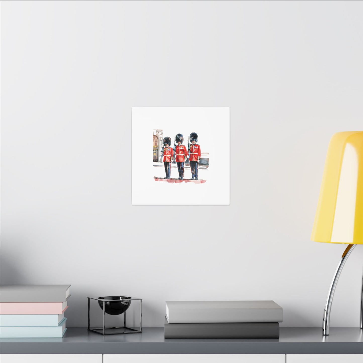 Royal Guards Canvas Print, British Wall Art, Home Decor, Unique Gift, London Culture