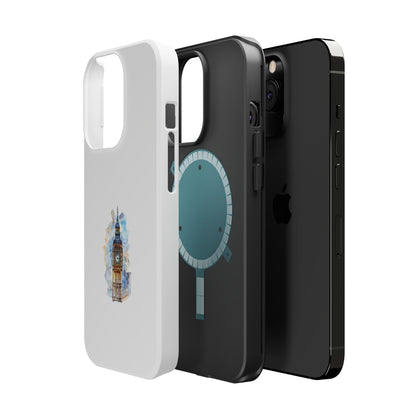 Artistic Magnetic Phone Cases with Iconic Designs, Unique Cell Phone Cover, London Tower Case, Gift for Travelers, Customizable Art Cases