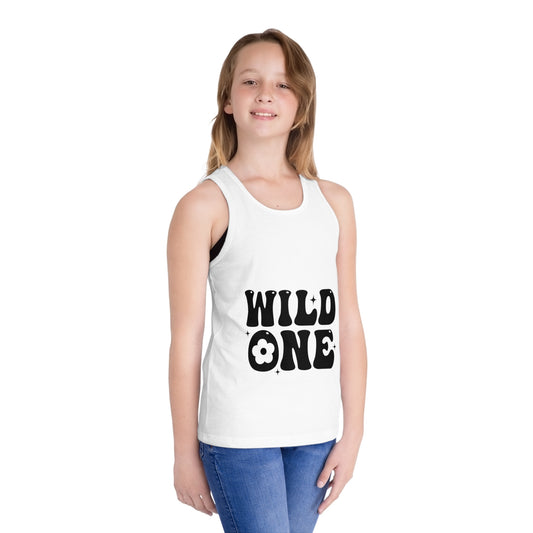 Wild One Kids' Jersey Tank Top - Playful Summer Style for Little Adventurers