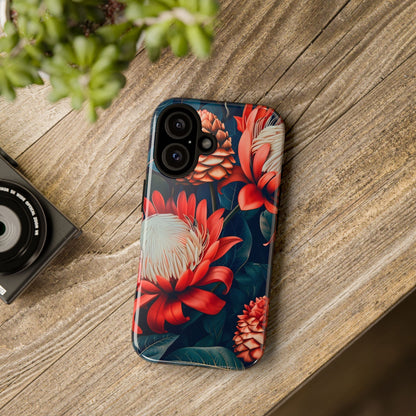 Floral Phone Case for Tough Love, Durable Cover, Unique Gift for Nature Lovers, Birthday, Mother's Day, Floral Design