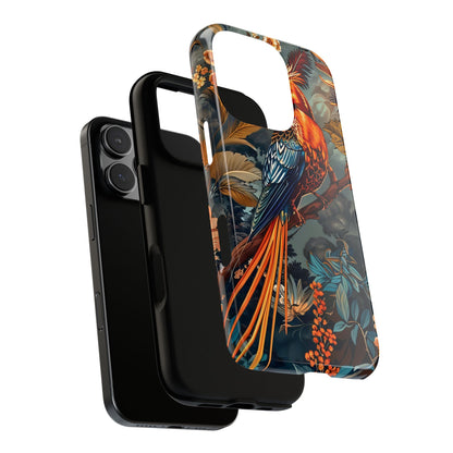 Vibrant Phone Case with Exotic Bird Design, Floral Phone Cover, Tough Case for Nature Lovers, Unique Gift Idea, Phone Accessory, [...]