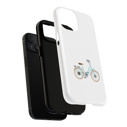 Tough Magnetic Phone Cases, Stylish Bicycle Design, Durable Protection, Perfect Gift for Cyclists, Trendy Tech Accessory