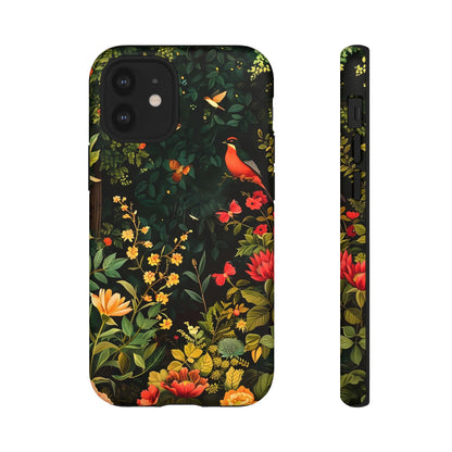 Floral Tough Phone Case, Nature-Inspired Design, Ideal for Garden Lovers, Gift for Birthdays, Christmas, Eco-Friendly Accessory