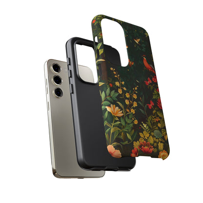 Floral Tough Phone Case, Nature-Inspired Design, Ideal for Garden Lovers, Gift for Birthdays, Christmas, Eco-Friendly Accessory