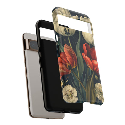 White Flower Tough Cases
