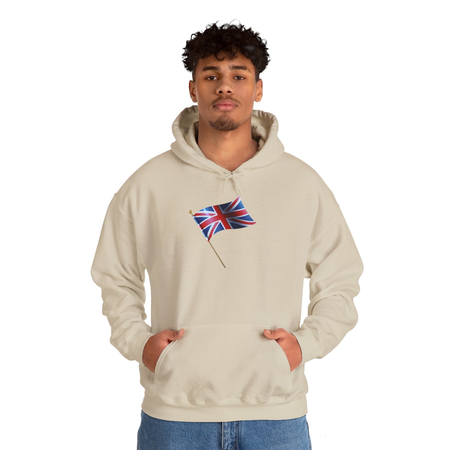 Unisex Heavy Blend™ Hooded Sweatshirt - Classic Symbolic UK Flag