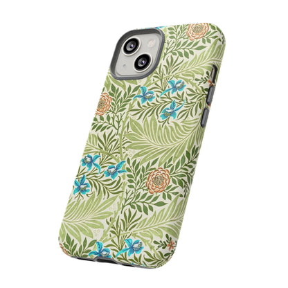 Tough Cases Phone Case, Botanical Print Phone Cover, Floral Smartphone Accessory, Nature-Inspired Tech Gear, Gift for Plant Lovers