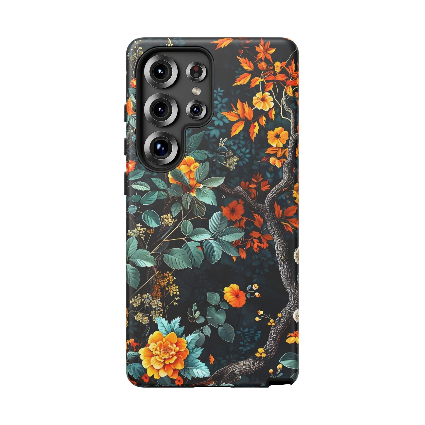 Floral Phone Case | Tough Cases, Protective Cover, Gift for Her, Autumn Vibes, Floral Phone Accessory, Unique Design