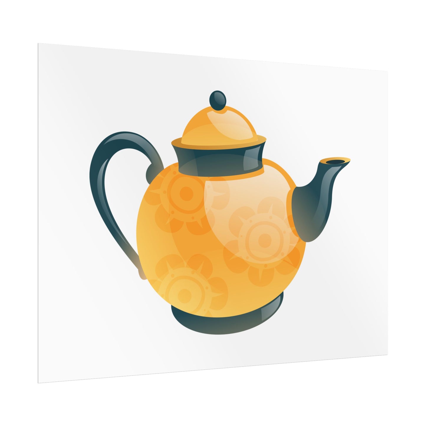 Vintage Tea Pot Rolled Posters