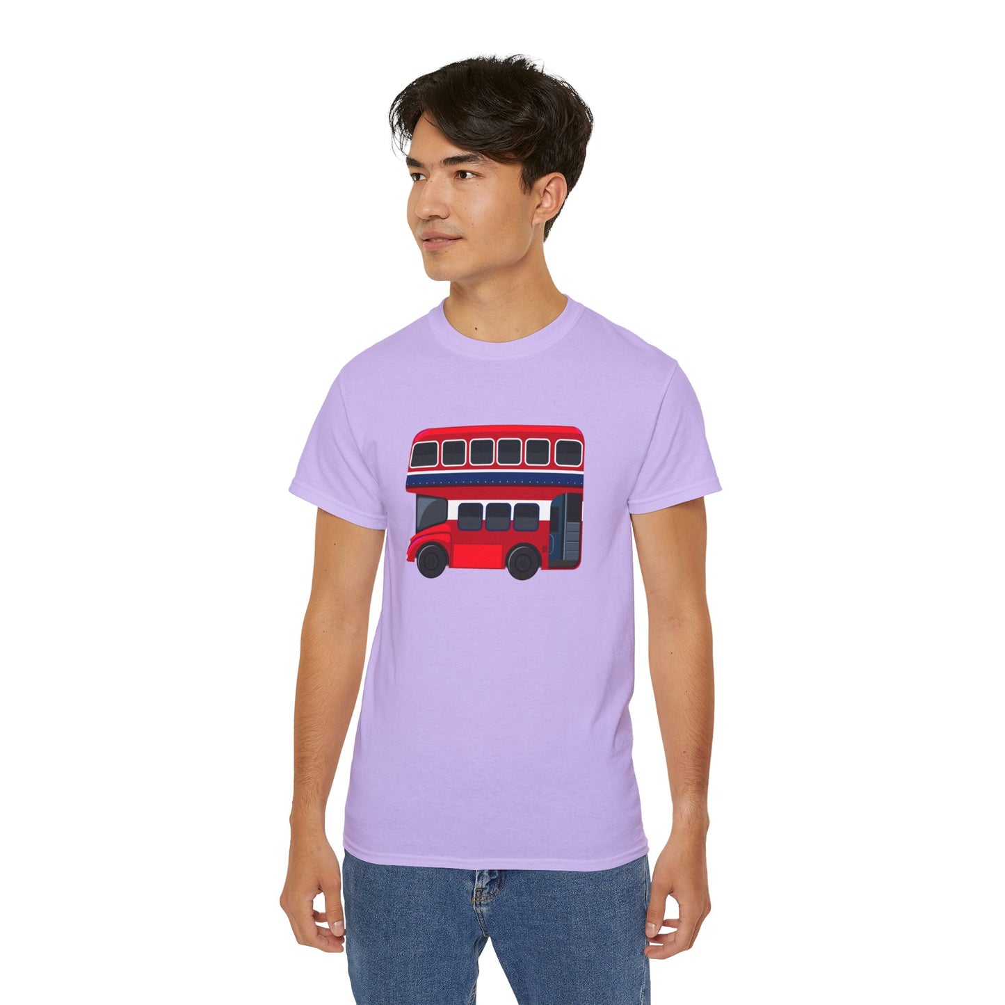 Unisex Ultra Cotton Tee - The Famous London Red Transport Bus