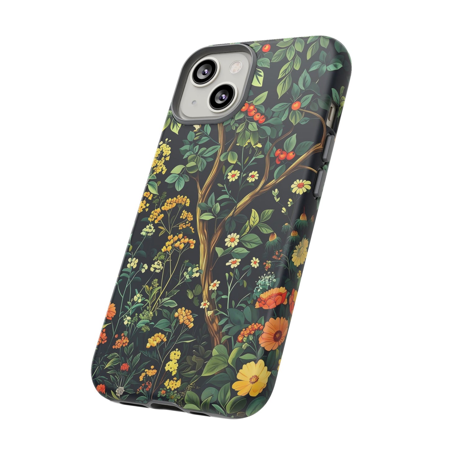 Floral Phone Case - Tough Cases, Colorful Nature Design, Gift for Flower Lovers, Phone Accessory, Unique Cell Phone Cover