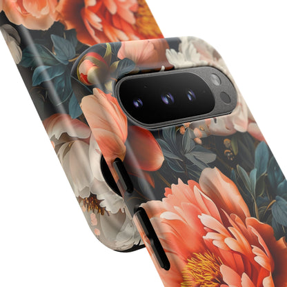 Floral Phone Case - Tough Cases, Durable Cover, Flower Design, Unique Gift, Phone Accessories
