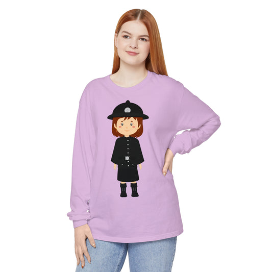 Unisex Garment-dyed Long Sleeve T-Shirt - A Legacy in Red - Cornwall’s Army Museum