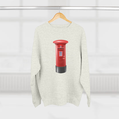 Unisex Crewneck Sweatshirt - Classic UK Royal Mailbox