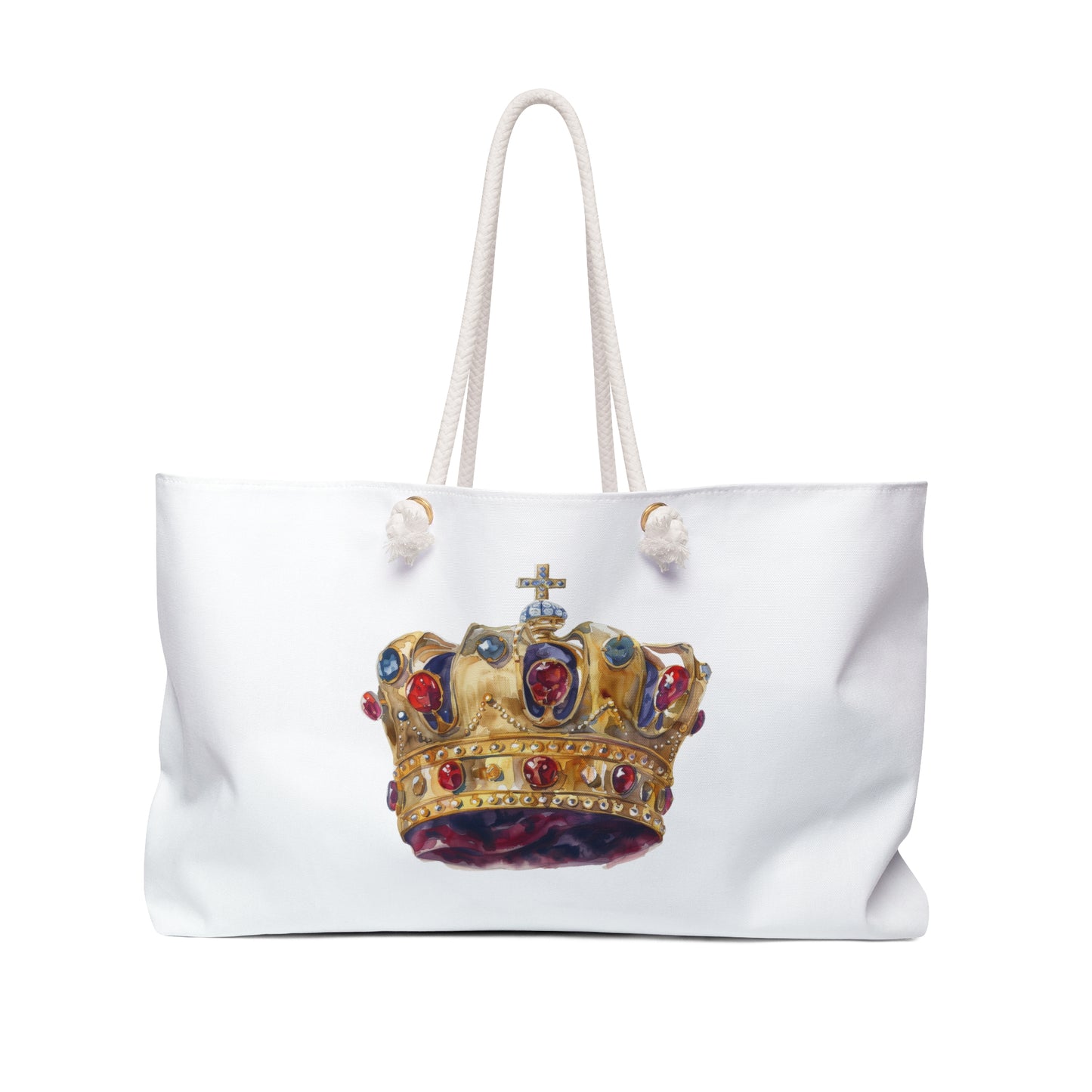 Royal Crown Weekender Bag - Perfect Travel Tote, Stylish Overnight Bag, Unique Gift for Travelers, Beautiful Storage Bag, Fashionable [...]