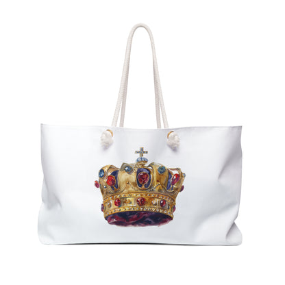 Royal Crown Weekender Bag - Perfect Travel Tote, Stylish Overnight Bag, Unique Gift for Travelers, Beautiful Storage Bag, Fashionable [...]