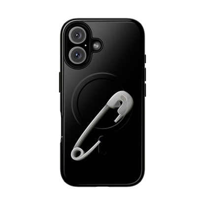 Tough Magnetic Phone Case featuring Safety Pin Design, Stylish Protector for iPhone, Unique Gifts for Friends, Trendy Mobile Cover, [...]