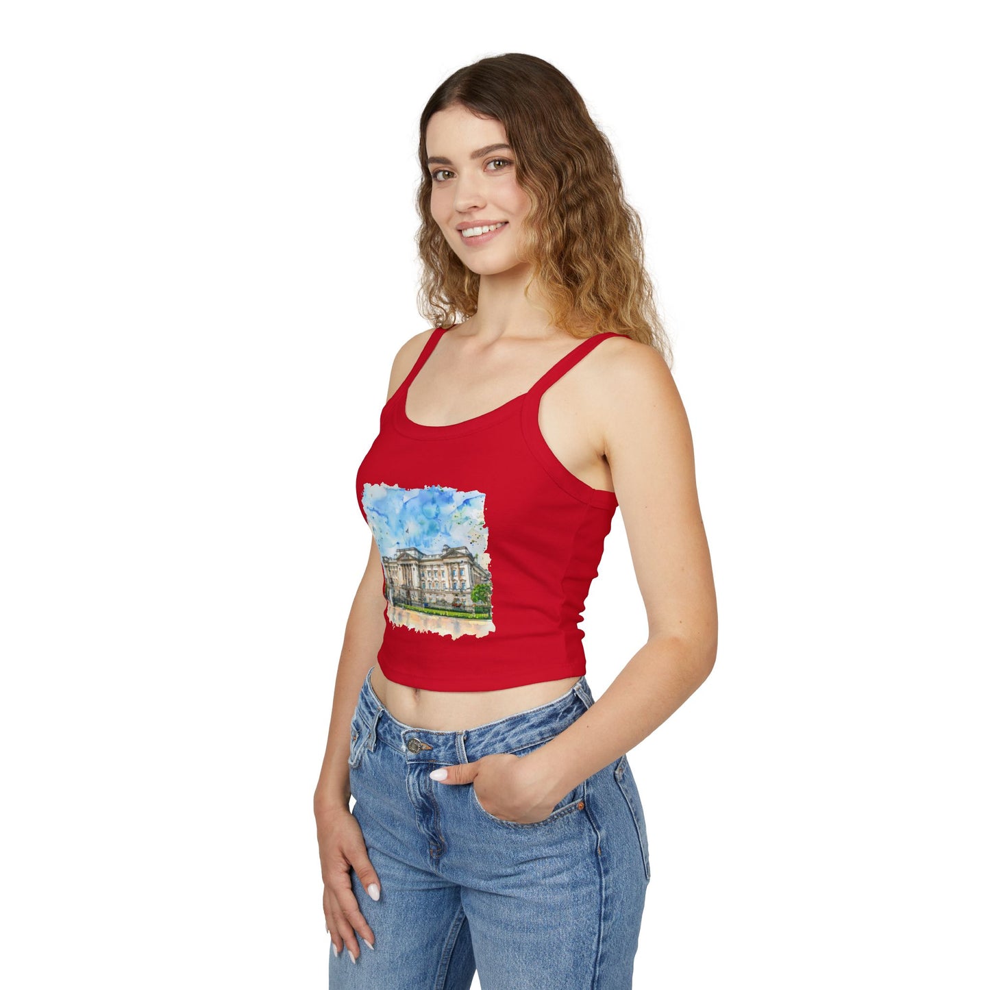 Women's Spaghetti Strap Tank Top - British Nature