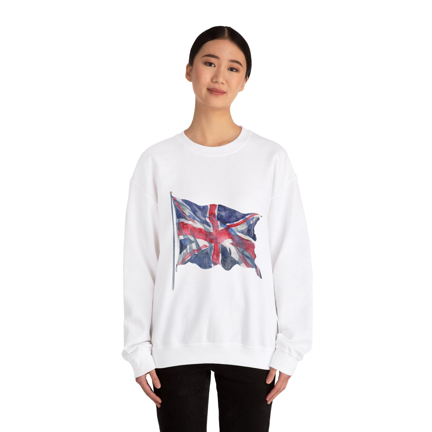 Unisex Heavy Blend™ Crewneck Sweatshirt - Emblem of Unity - The British Flag