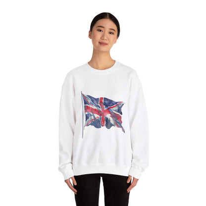 Unisex Heavy Blend™ Crewneck Sweatshirt - Emblem of Unity - The British Flag