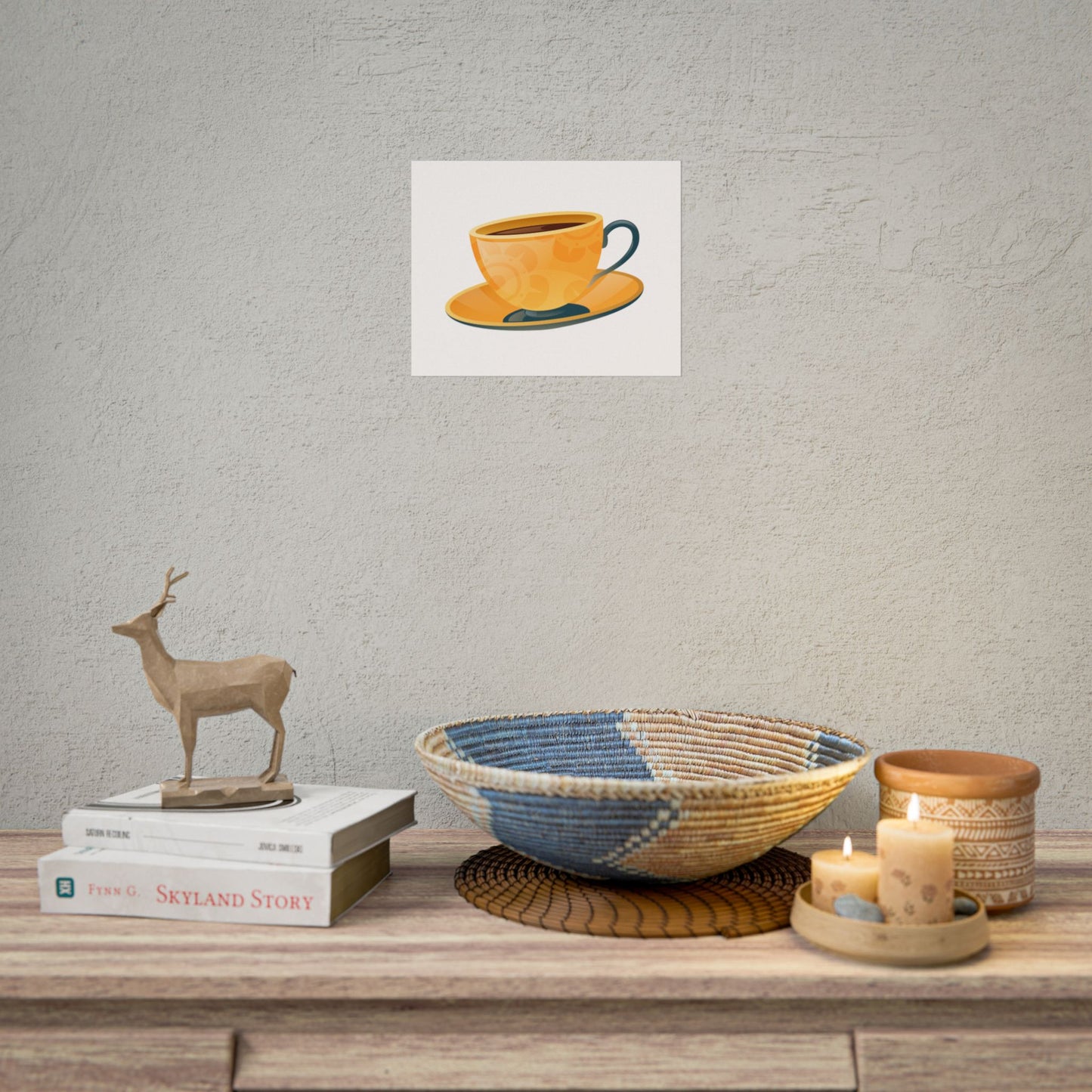 Coffee Lovers Rolled Posters, Cute Coffee Art, Kitchen Decor, Coffee Shop Print, Gift for Coffee Enthusiasts