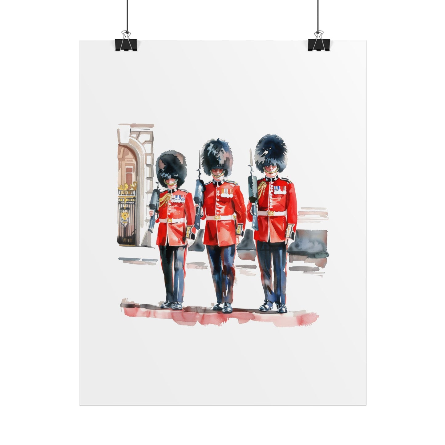 London Guard Roll-Up Posters, British Soldier Art Prints, Home Decor, Travel Gifts, Wall Art for Various Occasions