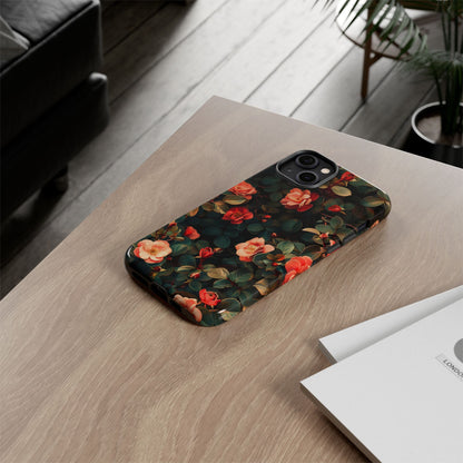 Floral Phone Case - Elegant Floral Design, Tough Protective Case, Perfect Gift for Her, Trendy Phone Accessories, Mother’s Day, Birthday