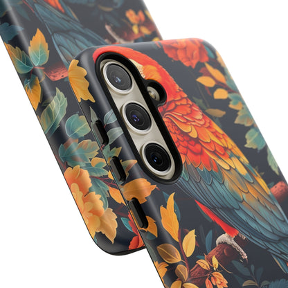 Vibrant Parrot Phone Case - Tough, Stylish, Nature-Inspired, Tropical, Wildlife, Perfect Gift, Summer Vibes