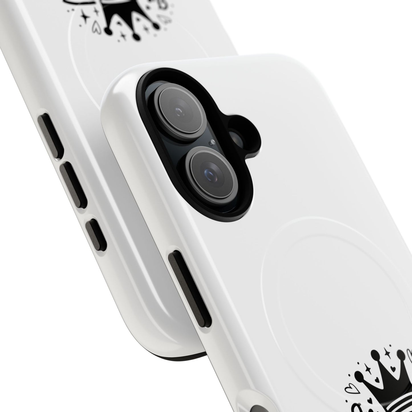 King's Neighbor Tough Magnetic Phone Case, London Style Case, Durable Phone Cover, Gift for Travelers, Black White Phone Accessory
