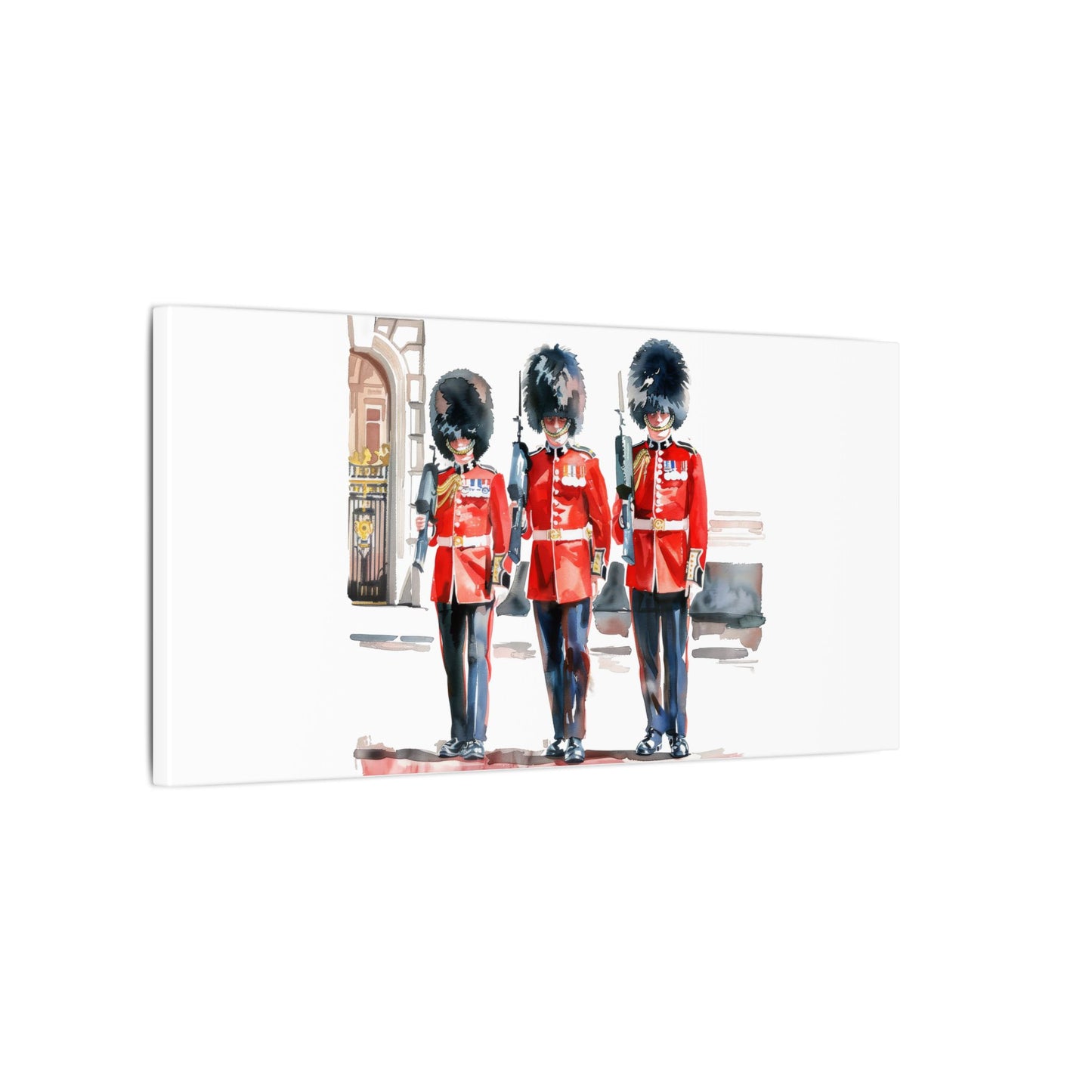 Royal Guards Canvas Print, British Wall Art, Home Decor, Unique Gift, London Culture