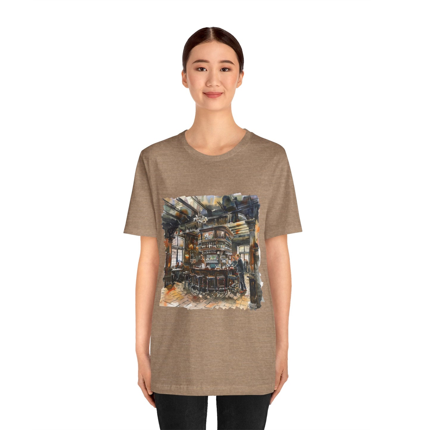 Unisex Jersey Short Sleeve Tee - The Local Spot - Authentic British Pub Vibes