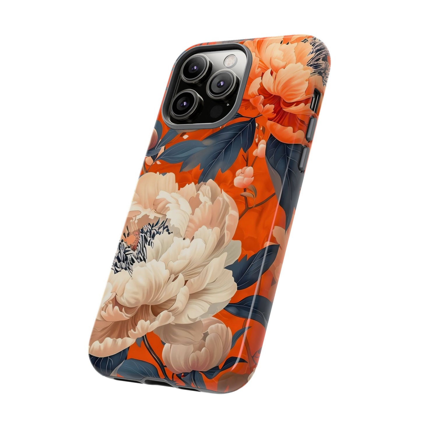 Floral Tough Case, Durable Floral Phone Case, Stylish Protection Case, Gift for Her, Spring Accessories, Mother’s Day Gift