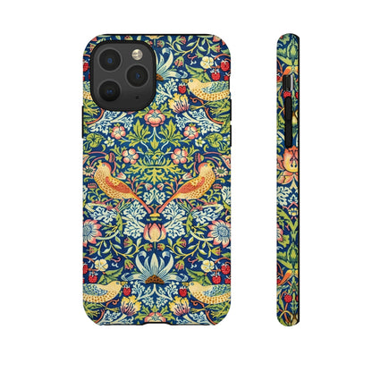 Floral Phone Case | Tough Cases, Stylish Protection, Unique Gift, Eco-Friendly, Floral Pattern, Bird Design