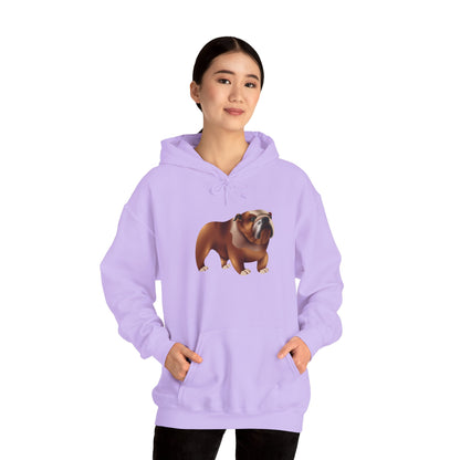 Unisex Heavy Blend™ Hooded Sweatshirt - Adorable British Dog