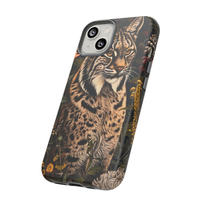 Wildlife Phone Case with Lynx Design, Tough Cases, Animal Lovers Gift, Nature Inspired Accessories, Unique Tech Protection