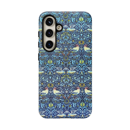 Bird and Floral Pattern Phone Case, Tough Cases, Gift for Nature Lovers, Eco-friendly, Custom Phone Accessories, All-Occasion