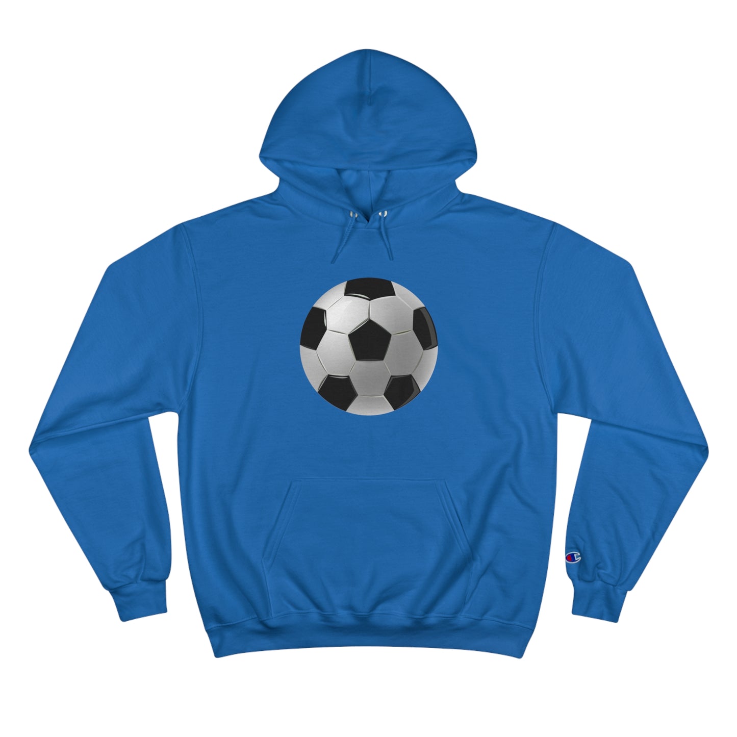 Dynamic Football Design - Sports Passion and Energeic Champion Hoodie
