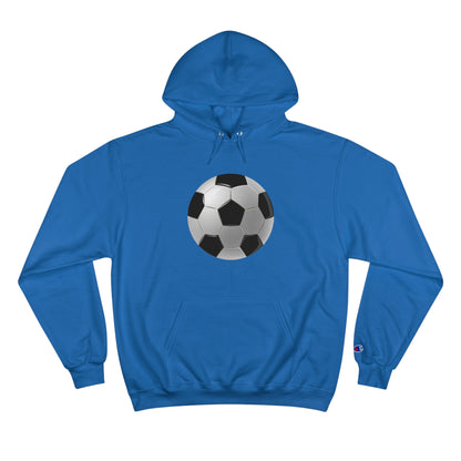 Dynamic Football Design - Sports Passion and Energeic Champion Hoodie