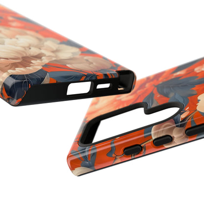Floral Tough Case, Durable Floral Phone Case, Stylish Protection Case, Gift for Her, Spring Accessories, Mother’s Day Gift